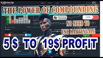 ✅THE POWER OF USING COMPOUNDING😎NO NEED FOR MARTINGALE🎯