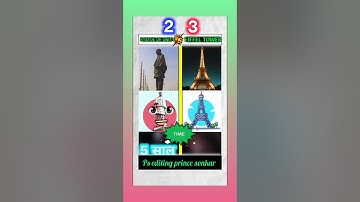 Statue of unity vs Eiffel Tower ll #shorts @CrazyXYZ @MRINDIANHACKER @prince_films10