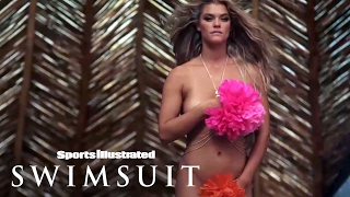 Nina Agdal Poses In Nothing But Pom Poms Sports Illustrated Swimsuit