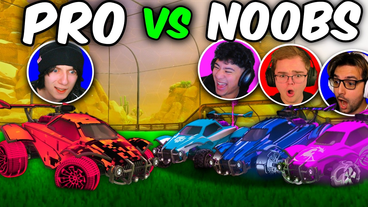 Can I 1v5 The GOOFY GANG in Rocket League?