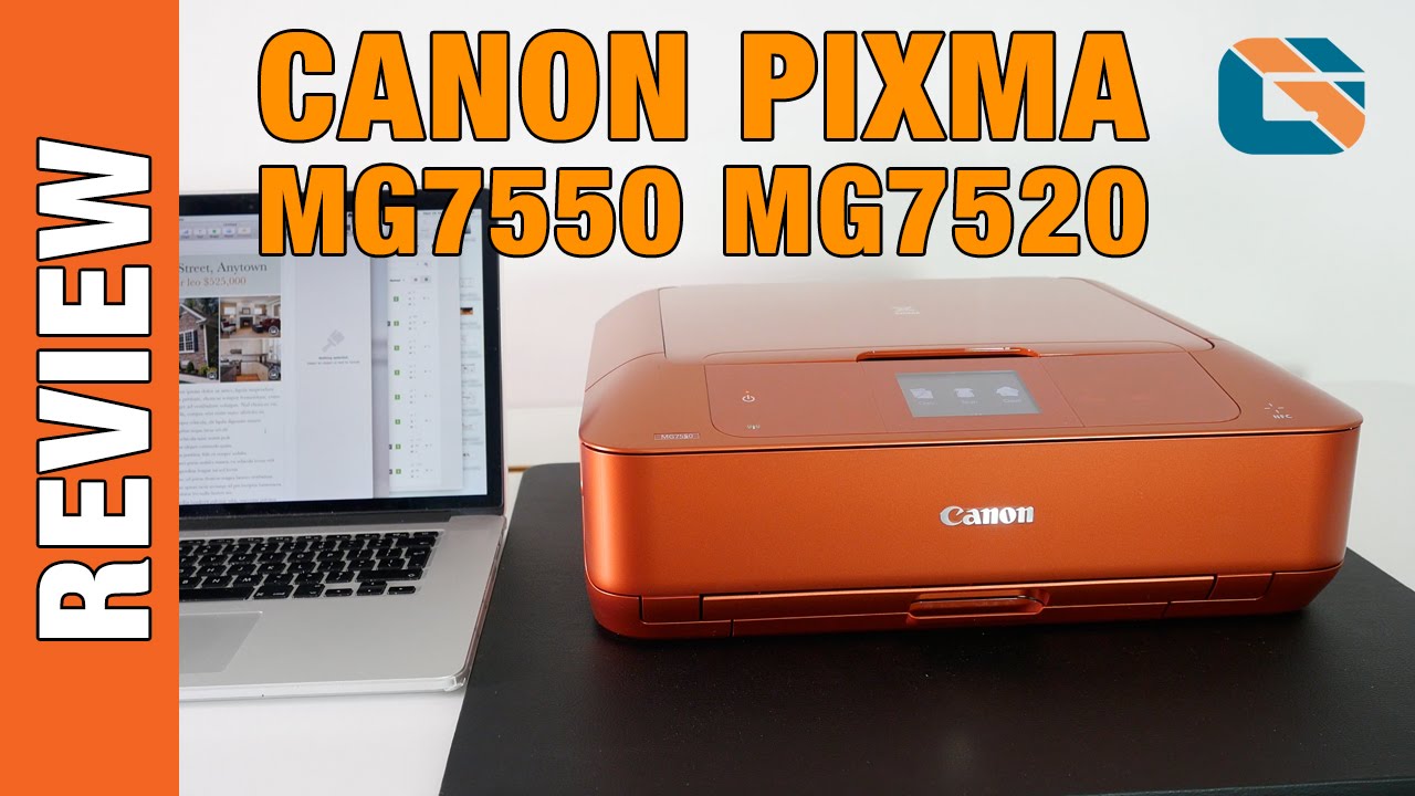 Canon Pixma MG7550 MG7520 Demo & Review - YouTube