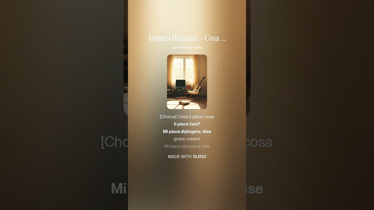 Impara l'italiano - Cosa Ti Piace? (A1.1, V1.0)