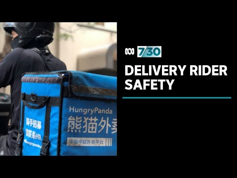 Hungry Panda riders protest about their workplace conditions | 7.30