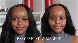 Simple Everyday Makeup Tutorial + Flawless Foundation Routine | Makeup For Black Women 2024