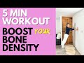 5-Minute Bone Strengthening Workout | Exercises to Improve Bone Density &amp; Prevent Osteoporosis