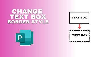 How to Change the Text Box Border Style in MS Publisher Document