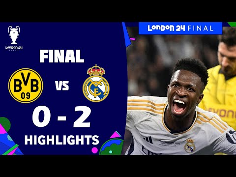 Видео: Основные моменты: Боруссия Дортмунд 2-0 Реал Мадрид | Финал Лиги чемпионов УЕФА 2023/24