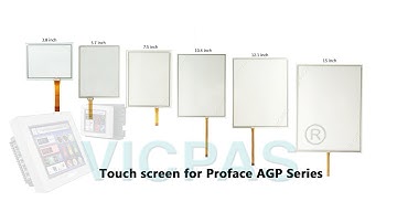 Plastic case housing for proface AGP series repair with touch screen, keypad and lcd display replace