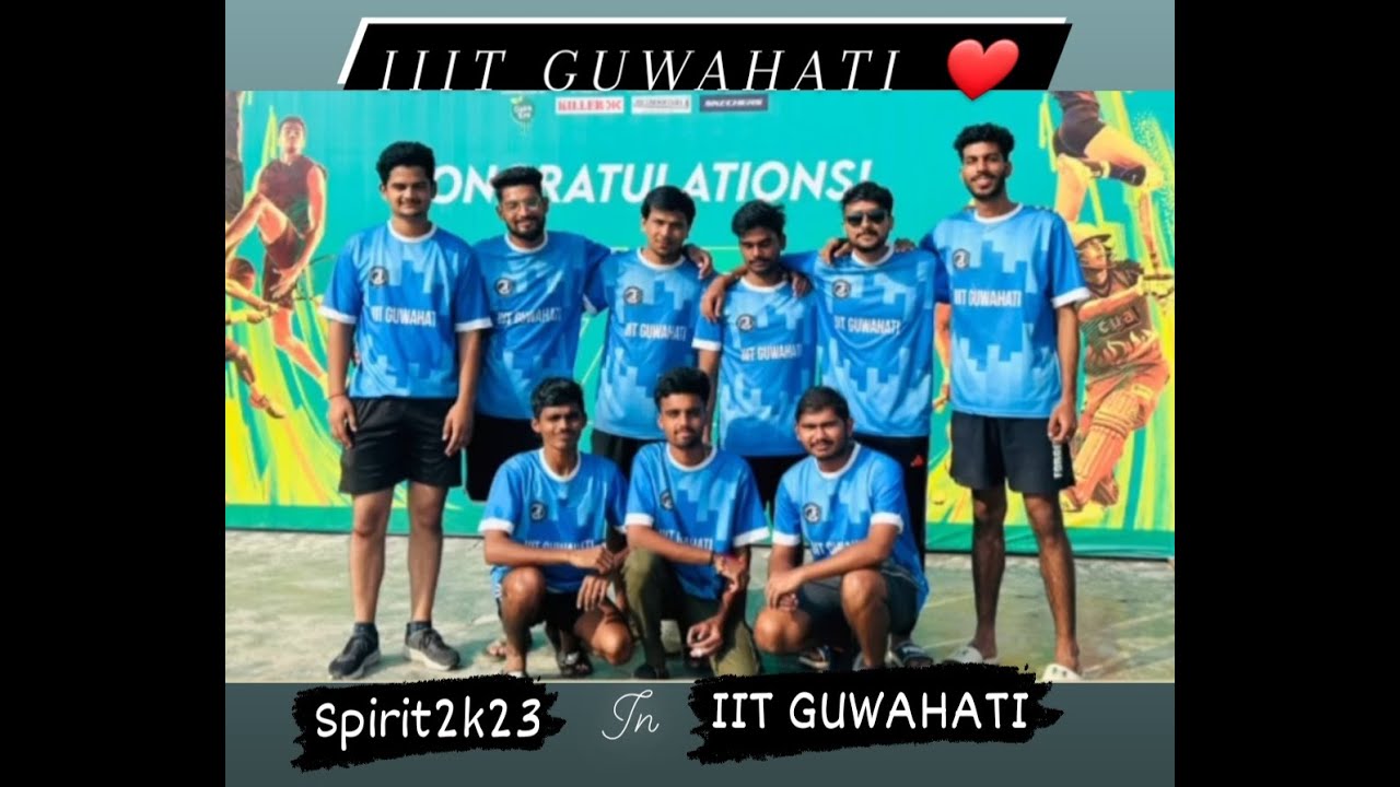IIIT guwahati match in IIT GUWAHATI spirit 2K23 volleyball 