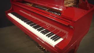 Steinway Model O 510 Grand Piano Restored Polished Red (#156820)