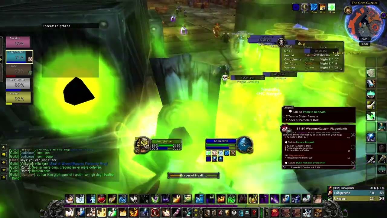 Rip lvl 59 mage multipull brd