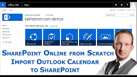 Import an Outlook Calendar to SharePoint