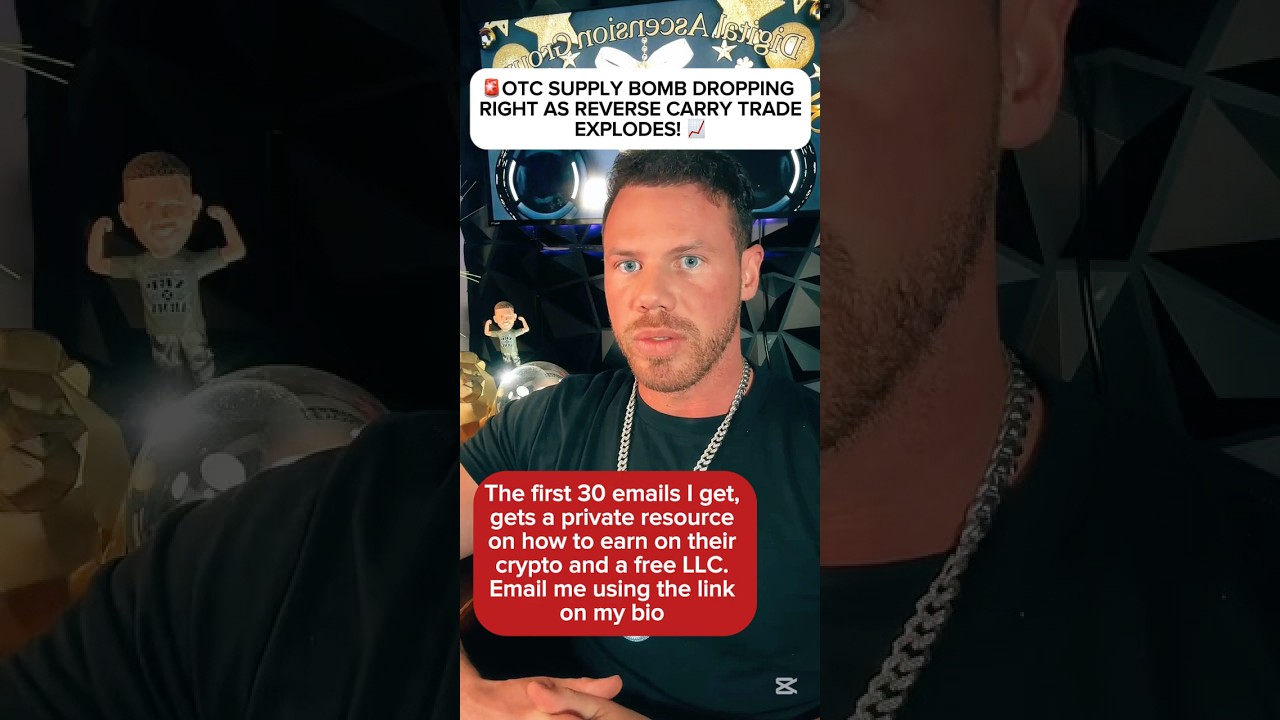 OTC SUPPLY BOMB DROPS AS CARRY TRADE UNWIND EXPLODES! 🚨