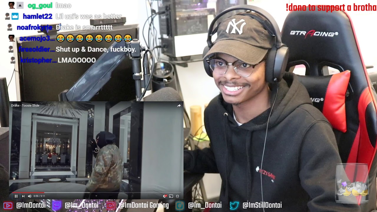 ImDontai React's To Drake - Toosie Slide