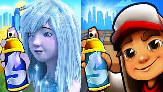 iGameBox🎅🏻Subway Surfers St.Petersburg Alex Vs.Princess Temple & Frozen Run ✔️HD Gameplay#97 screenshot 2