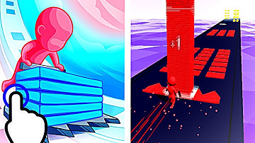 Stack Colors - Stack Color Brick Stickman Run - All Levels iOS Android GamePlay #2