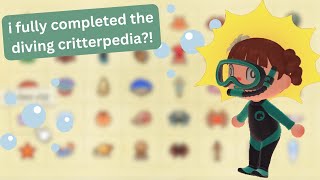 Completing the November Critterpedia! 🪲🐠🫧 || ACNH Casual Gameplay