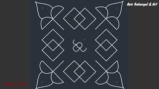 88 Ner Pullisimple Flower Rangolidiwali Rangolichukkala Mugguludifferent Type Of Rangoli Kolam