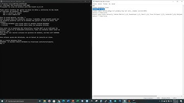 Explicación breve de crear una tabla en IBM DB2