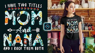 Typography T-Shirt Design Photoshop Tutorial | Advanced Zazzle T-Shirt Design screenshot 4