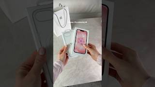 unboxing the new iPhone 17e in soft pink ☁️🌸 (asmr) #iphone #apple #iphone17 #unboxing #asmr #pink
