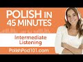 45 Minutes of Intermediate Polish Listening Comprehension