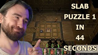 How to complete the First Slab Puzzle in Conundrum Unsolved - Pathfinder Wrath of the Righteous