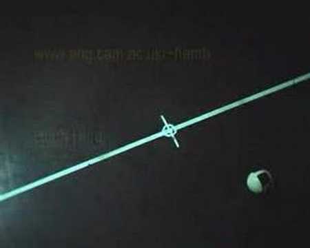 Ball on rotating turntable