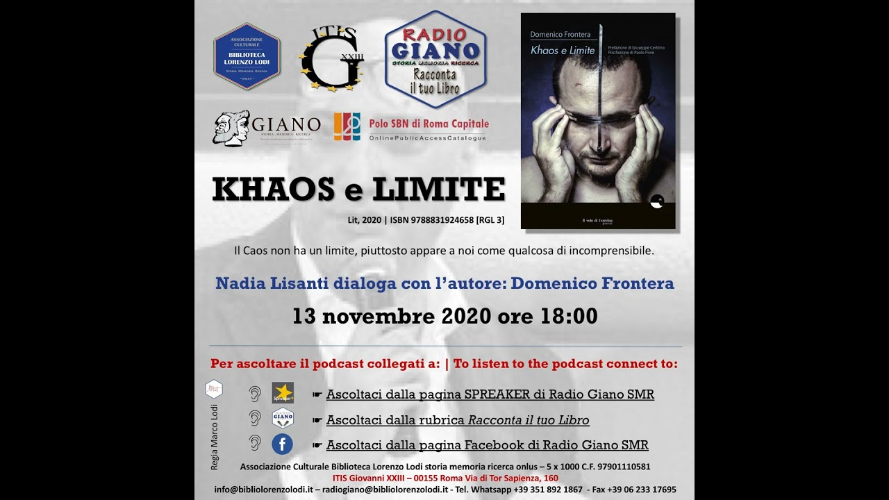 KHAOS E LIMITE | Domenico FRONTERA