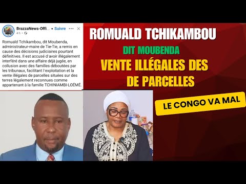 FAYE MONAMA MENACÉ PAR ROMUALD TCHIKAMBOU  MAIRE DE TIÉ-TIÉ LA RÉPUBLIQUE EST DANS LA RUE