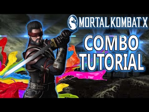 Mortal Kombat X KENSHI Combos - BALANCED Combo Tutorial