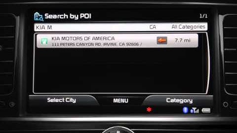 43. Navigation Entering a Destination: By Point of Interest (POI) Name