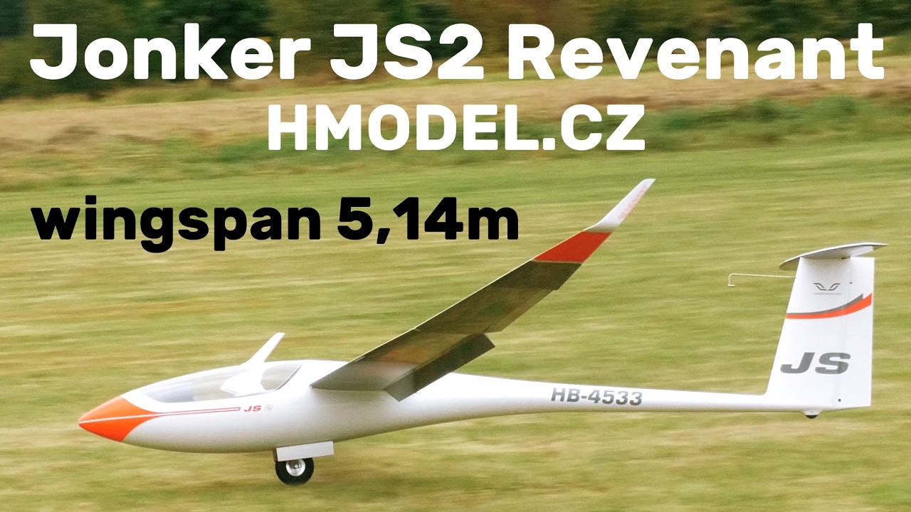 Jonker JS-2 Revenant HMODEL.CZ | 5,14m scale RC glider | 4K | Hranice ...