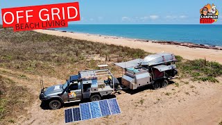 OFF GRID BEACH LIVING...TIPS ON SOLAR...COLLECTING RAIN WATER