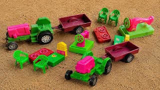 🚜 Small Tractor Big Work! #ToyVehicles #MiniTractor #FunToys
