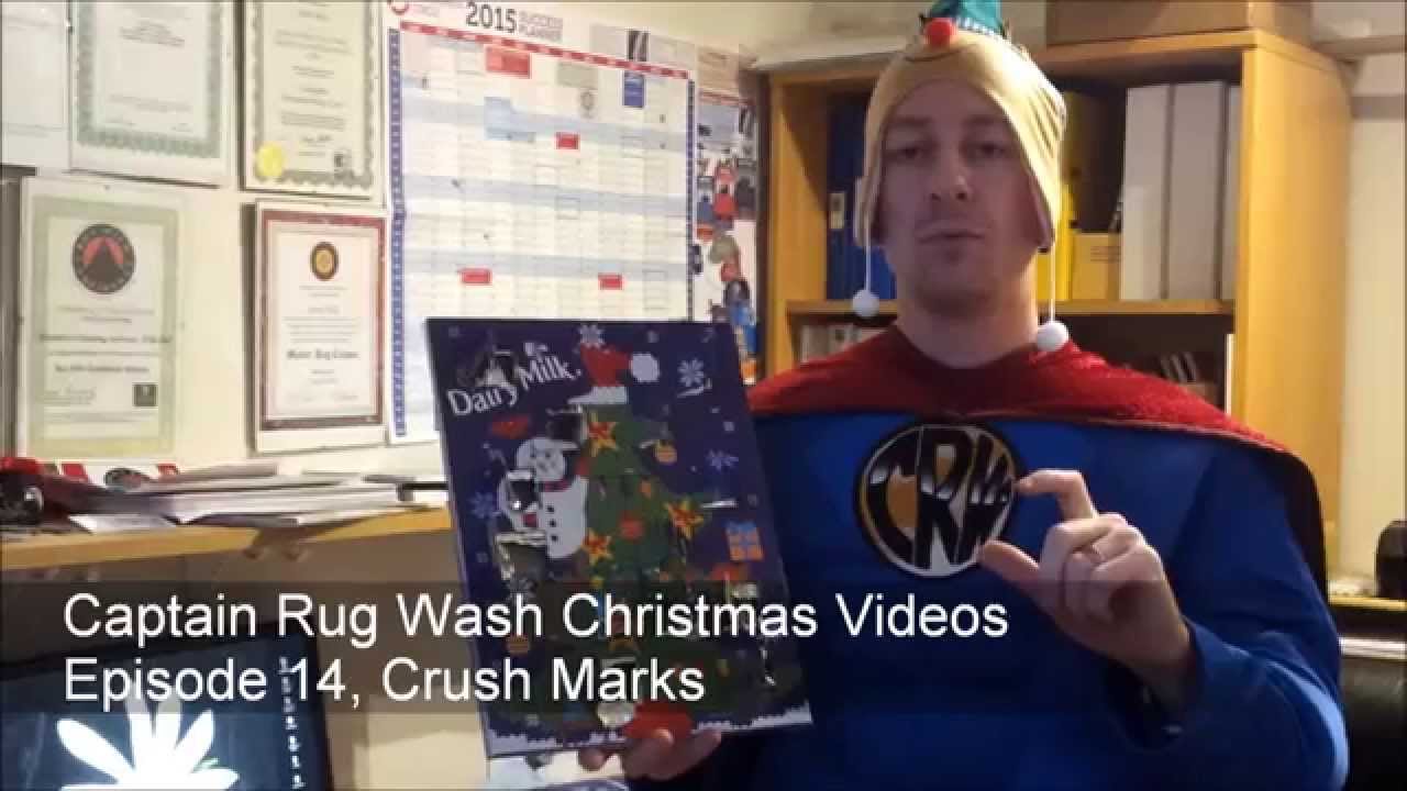 rug cleaning austin Captain Rug Wash's Christmas Videos, Episode 14, Crush Marks