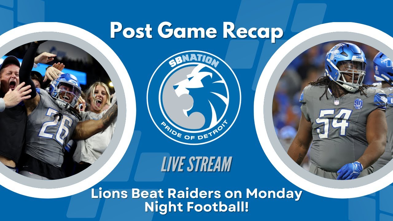 Monday Night Football highlights: Lions-Raiders score, top plays