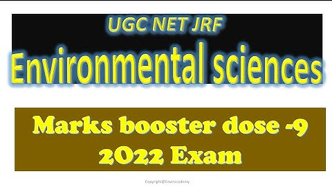 environmental science UGC NET | ugc net environment science June 2022| envirocademy