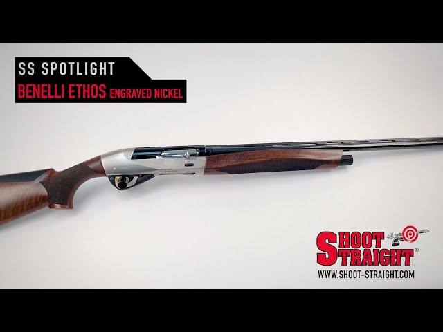 Benelli Ethos Semi-Auto Shotgun - Engraved Nickel Receiver - Shoot Straight Spotlight