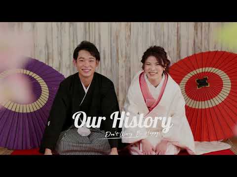 〈結婚式 プロフィールムービー〉クラフト｜神奈川県 M様 リアルムービー｜結婚式ムービー自作ツールkitto