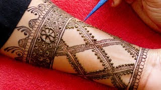 Full Hand Bridal Henna Mehndi Design | Gol Tikki | मेहंदी डिजाइन by Jyoti Sachdeva .