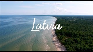 Nature 4k, drone video,  Sea view, Latvia