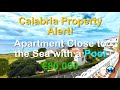 Calabria Property Alert! Beautiful Apartment 100 Meters From The Sea. Sea Views and a Pool €80,000