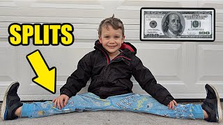 Do the SPLITS, Win $100 | Colin Amazing