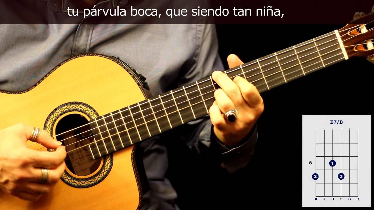 Como tocar "Piensa en mí" en guitarra / How to play "Piensa en mí" on guitar  - YouTube