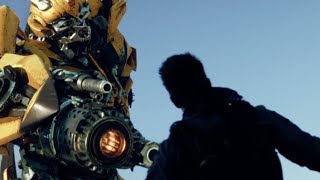 まさか！バンブルビーが人間に砲口を!?／映画『トランスフォーマー／最後の騎士王』本編映像