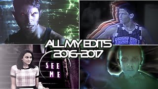 all of my edits (2016-2017)