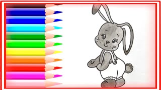 How To Draw A Bunny | Easy Drawing For Kids