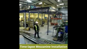 Time Lapse Mezzanine Installation - Cubex Contracts