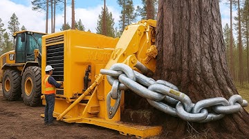 The Ultimate Stump Removal Machine – Uprooting Giant Trees in Seconds!
